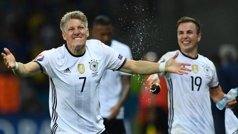 Bastian Schweinsteiger scored two minutes after coming on as a substitute