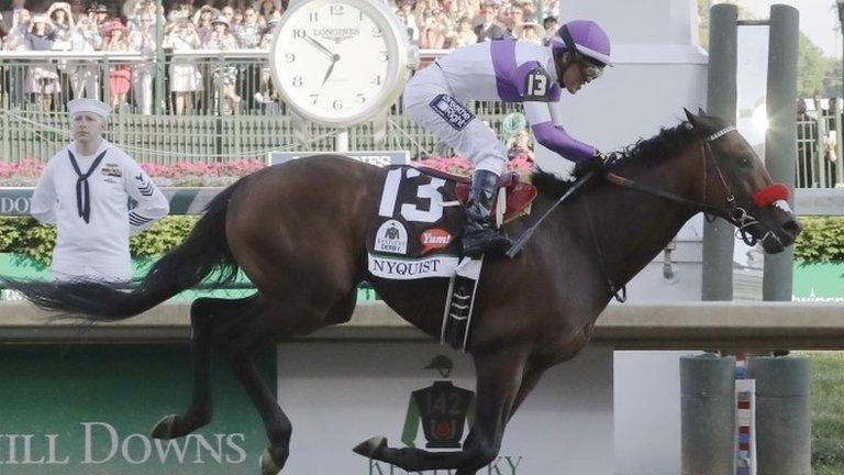 Nyquist wins the Kentucky Derby