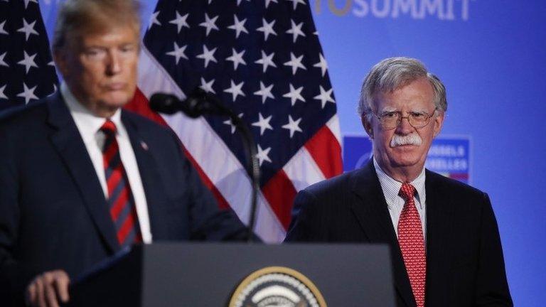 Donald Trump and John Bolton