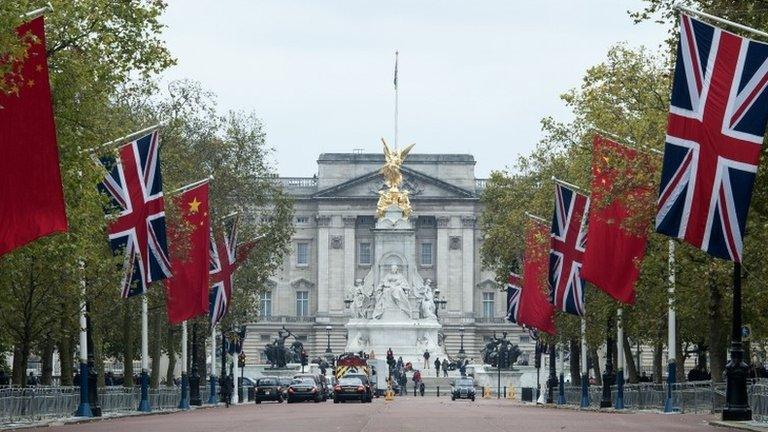 UK and Chinese flags