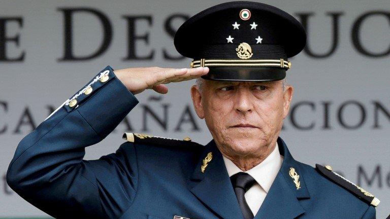 Mexico"s former defense Minister General Salvador Cienfuegos attends an event at a military zone in Mexico City, Mexico September 2, 2016