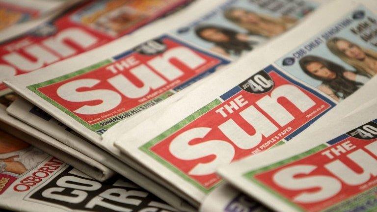 Copies of The Sun