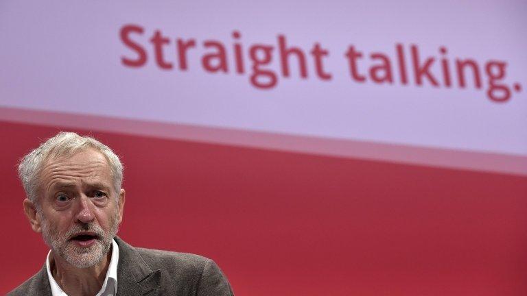 Labour Party leader Jeremy Corbyn