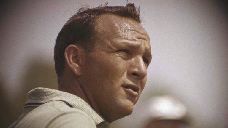 Arnold Palmer at San Francisco's Harding Park in January 1962