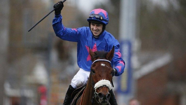 Cue Card and Paddy Brennan