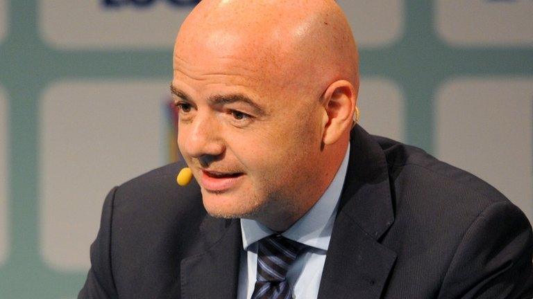 Fifa presidential candidate Gianni Infantino