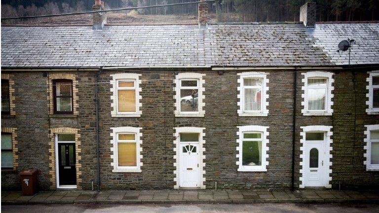 Terrace in Ebbw Vale