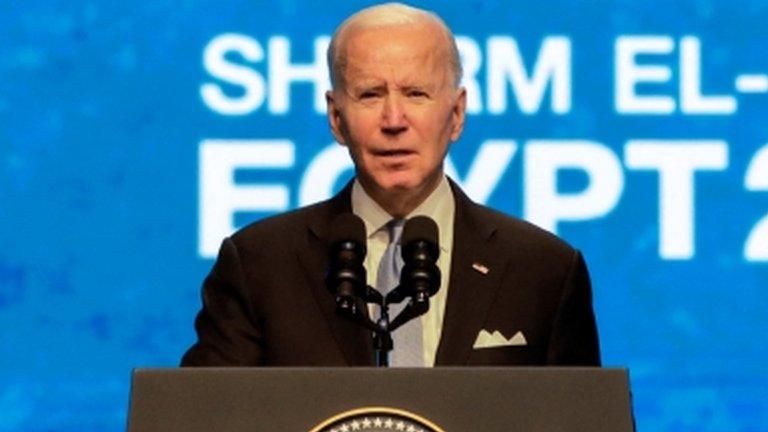 President Joe Biden at COP27