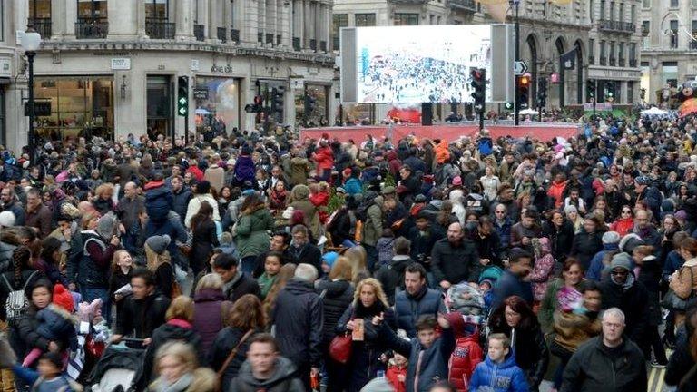 Shoppers on Black Friday