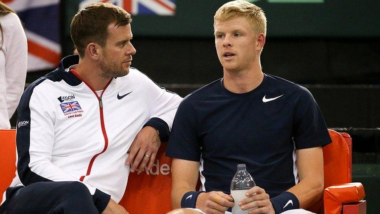 Leon Smith and Kyle Edmund