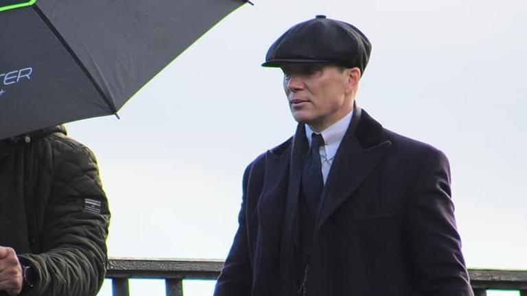 Cillian Murphy as Tommy Shelby in the Peaky Blinders movie.