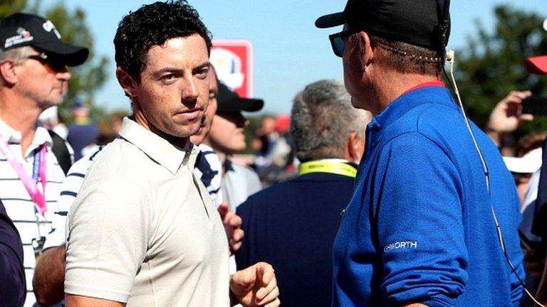 Rory McIlroy at Hazeltine