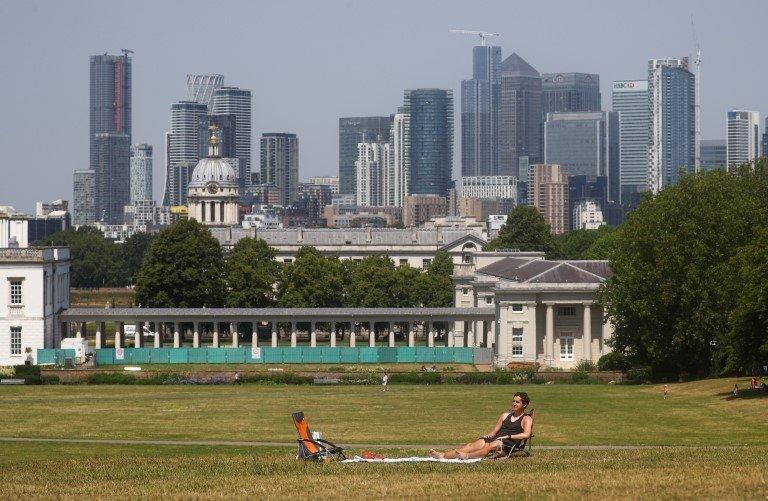 Sunbather in Greenwich Park