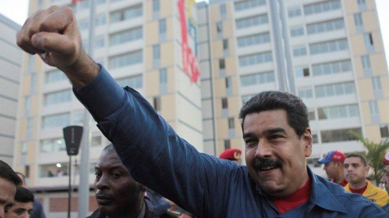 Nicolas Maduro in Caracas, 9 June 16