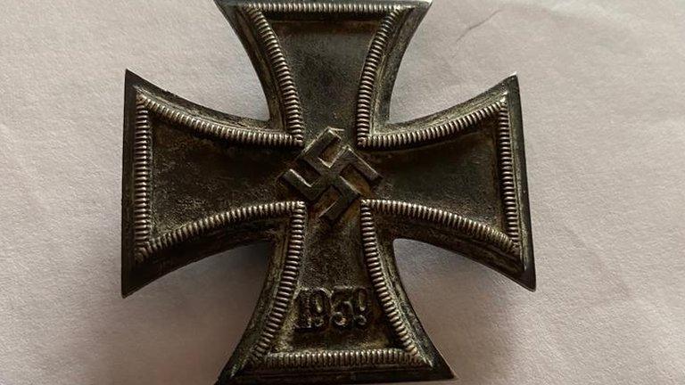 The Iron Cross awarded to Gunter Brixius