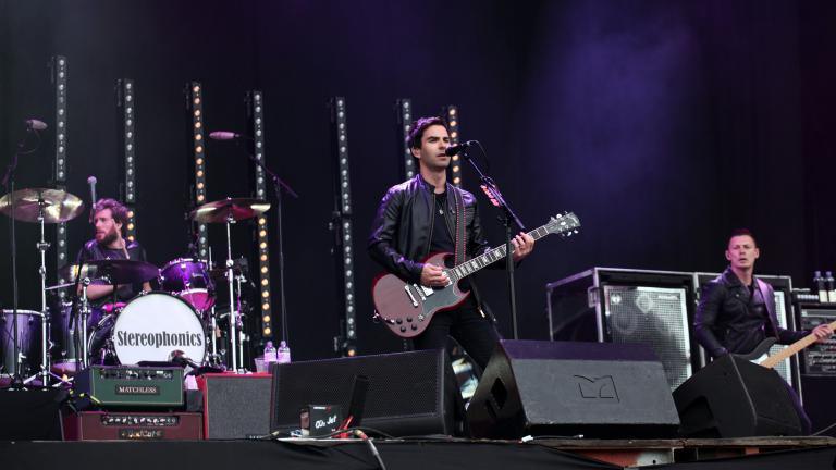 Stereophonics performing on stage