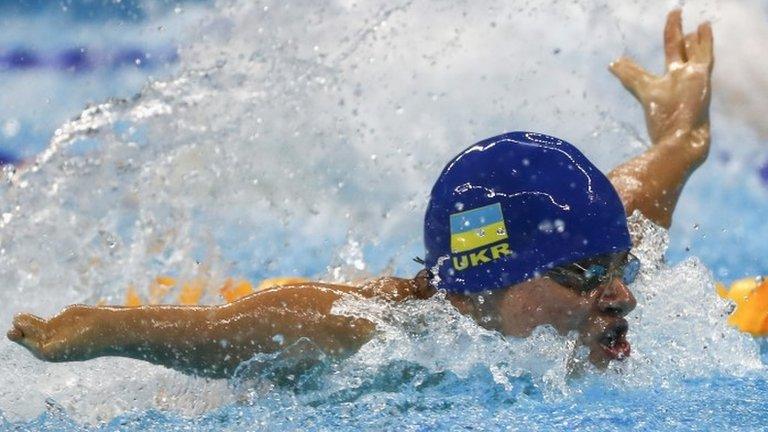 A Ukrainian Paralympian competes in Rio. Photo: 12 September 2016