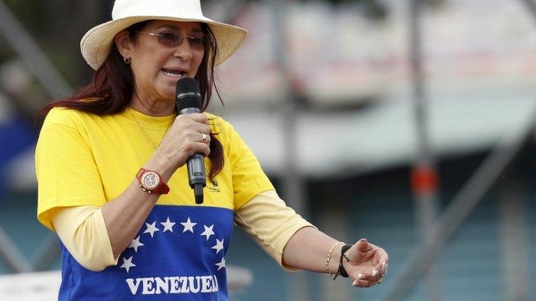 Cilia Flores, Venezuela's first lady, 4 Dec 15