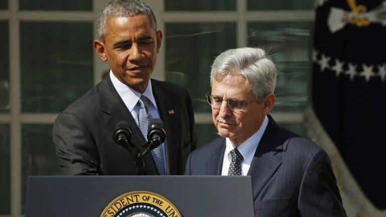 Barack Obama and Merrick Garland