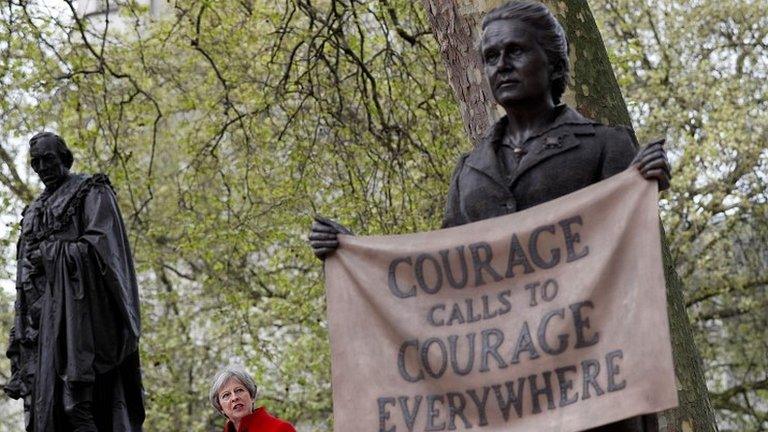 Millicent Fawcett statue