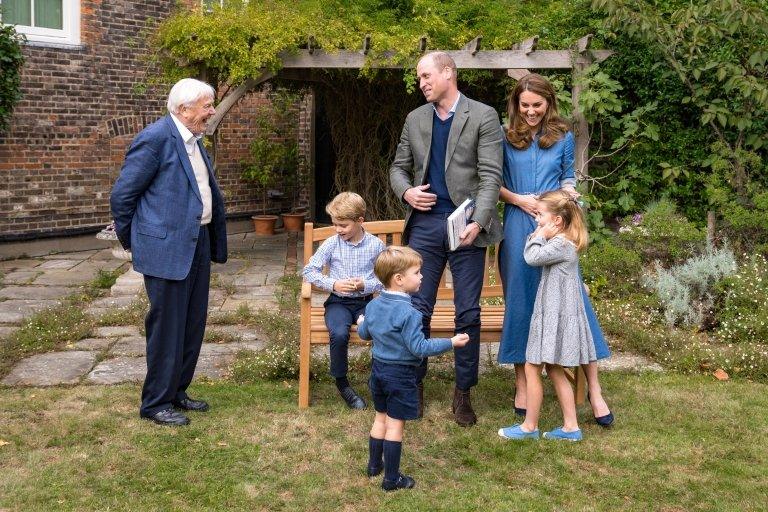 royal family meet David Attenborough