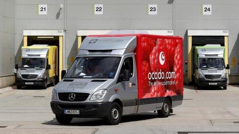 Ocado delivery van