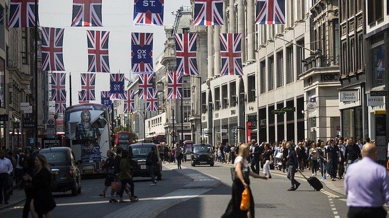 Oxford Street shoppers