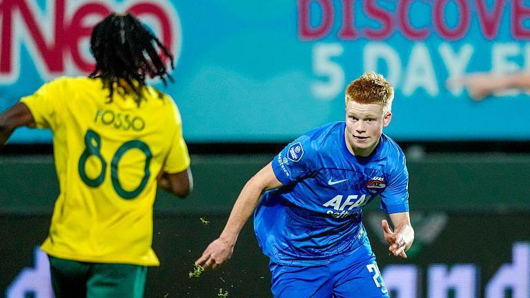 Kees Smit playing for AZ Alkmaar 