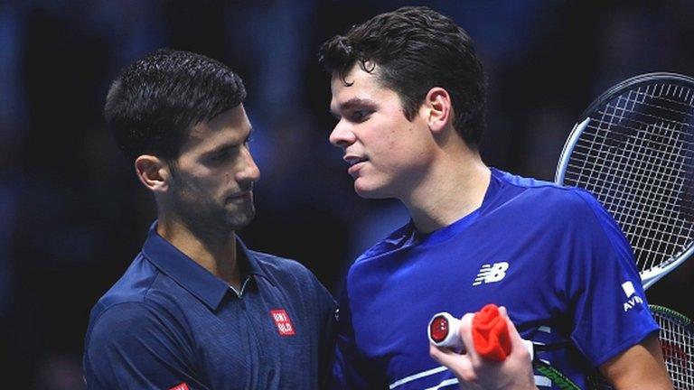 Djokovic and Raonic