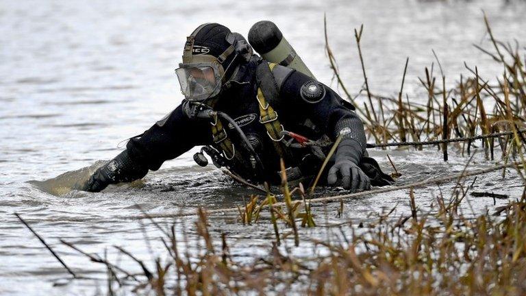 Police diver