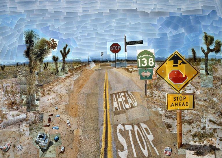 Pearblossom Highway (11-18 April 1986) by David Hockney