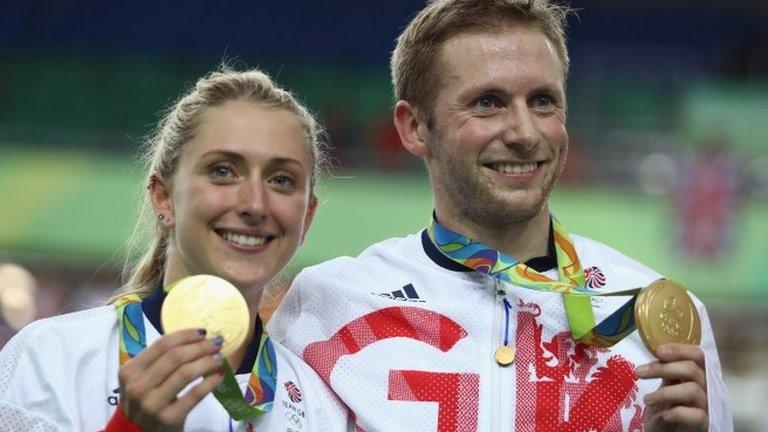 Laura Trott and Jason Kenny