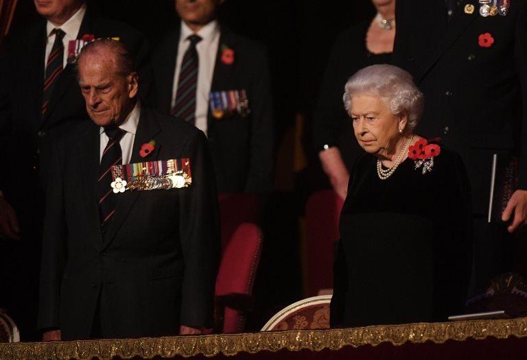 The Duke of Edinburgh and the Queen at the Festival of Remembrance