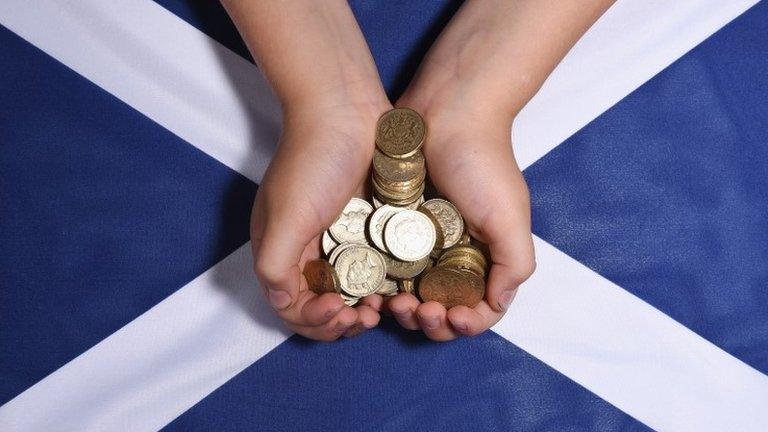 Money and Saltire