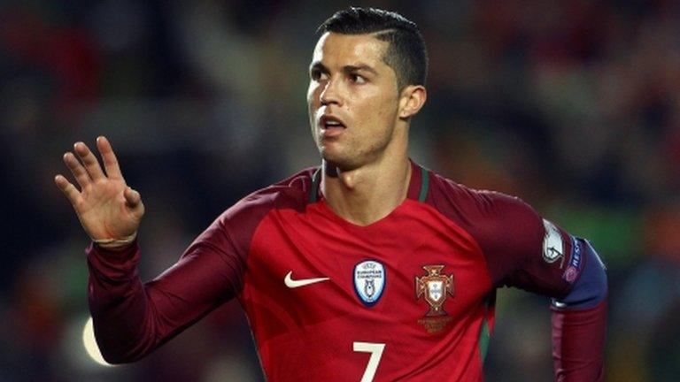 Portugal's Cristiano Ronaldo