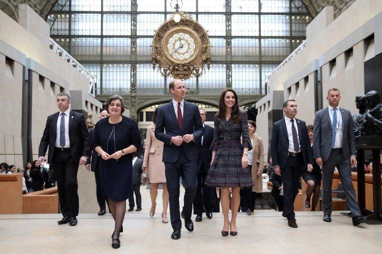 The royal couple visit the Musee d'Orsay