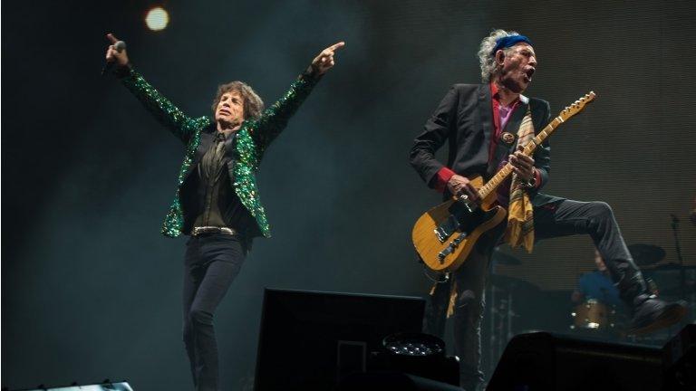 Mick Jagger and Keith Richards