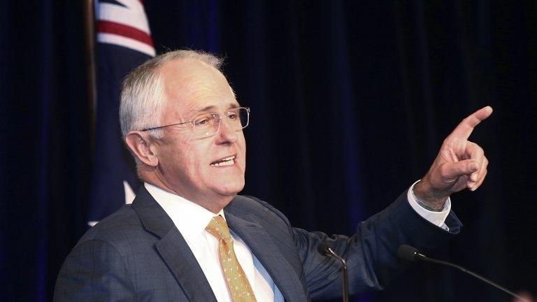 Australian PM Malcolm Turnbull speaking in Sydney 2 July 2016