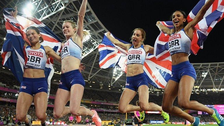 GB 4x400m women