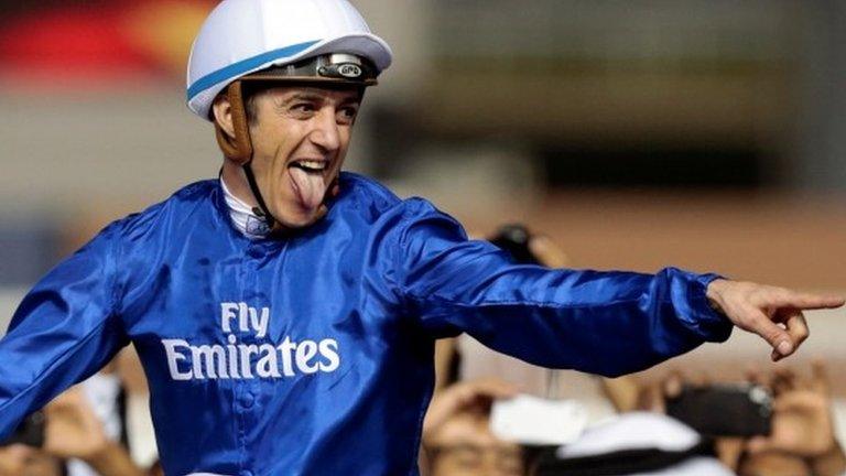 Thunder Snow's jockey Christophe Soumillon