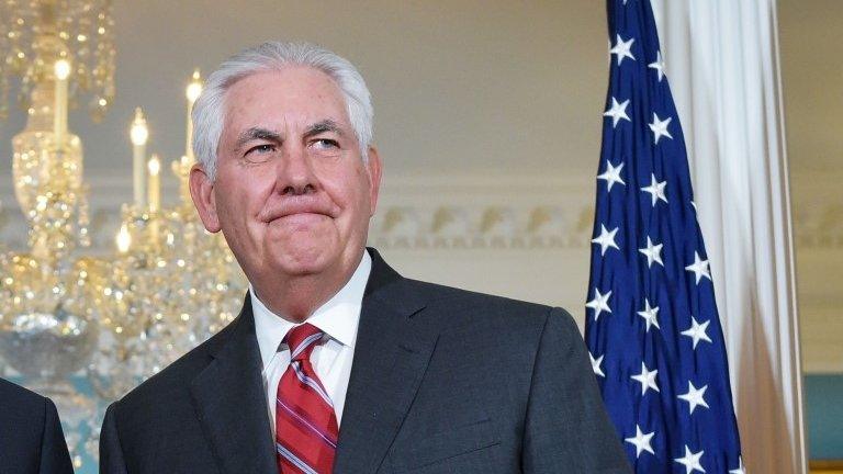 US Secretary of State Rex Tillerson, 30 November 2017