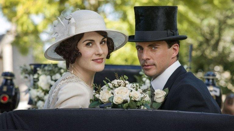 Lady Mary and Henry Talbot in Downton Abbey