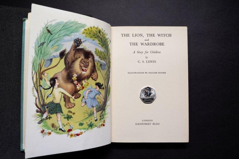 Photo of an old copy of The Lion, the Witch and the Wardrobe