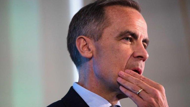 Bank of England governor Mark Carney