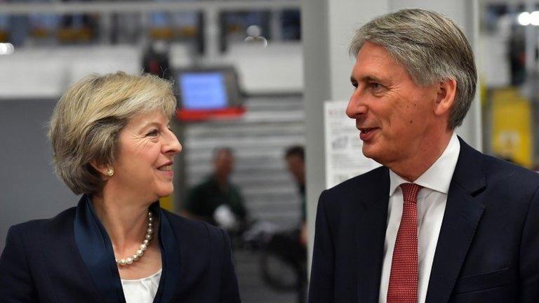 Theresa May and Philip Hammond