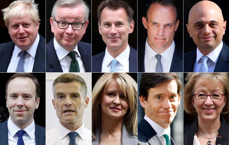 Tory leadership candidates