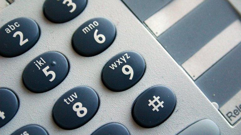 Phone keypad