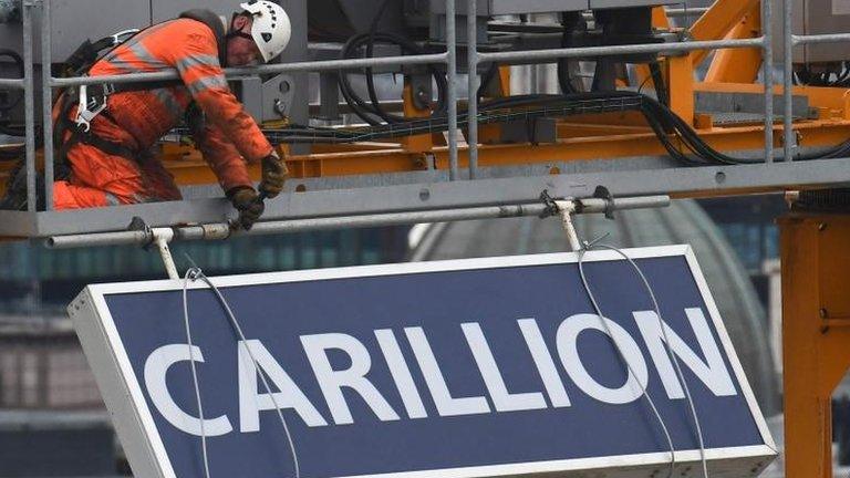 Carillion sign