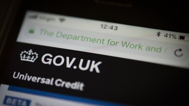 Universal credit application