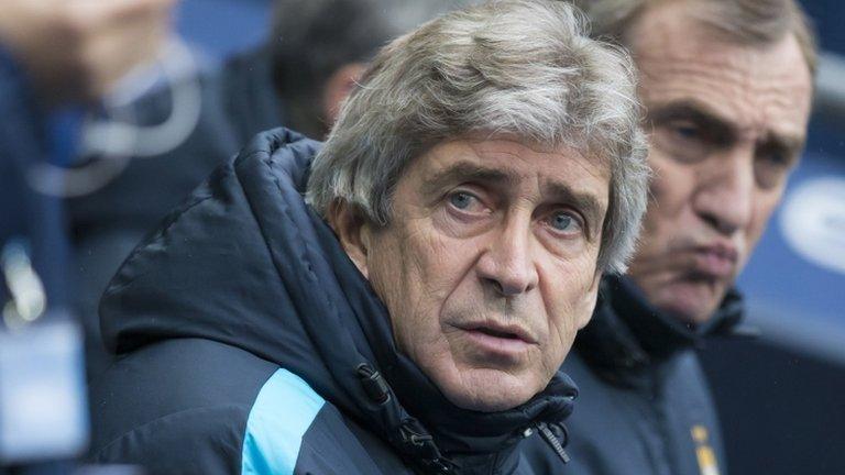 Man City boss Manuel Pellegrini